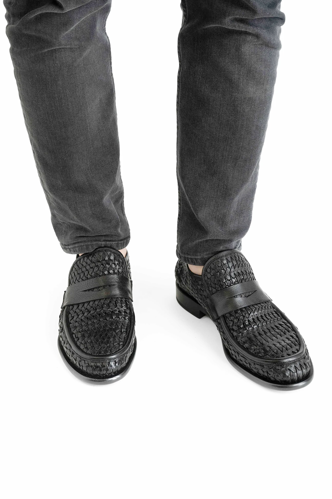 Enrico loafers, black leather