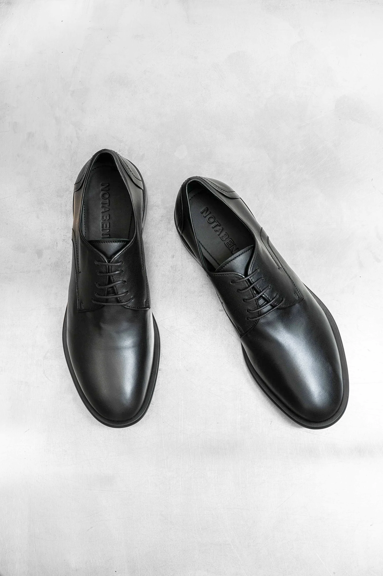 Santino lace-up shoes, black leather
