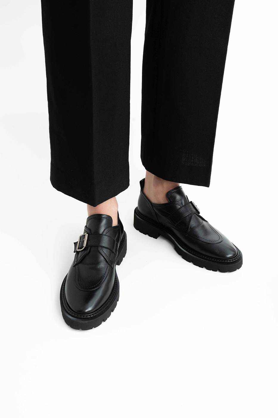 Tenora loafers, black leather