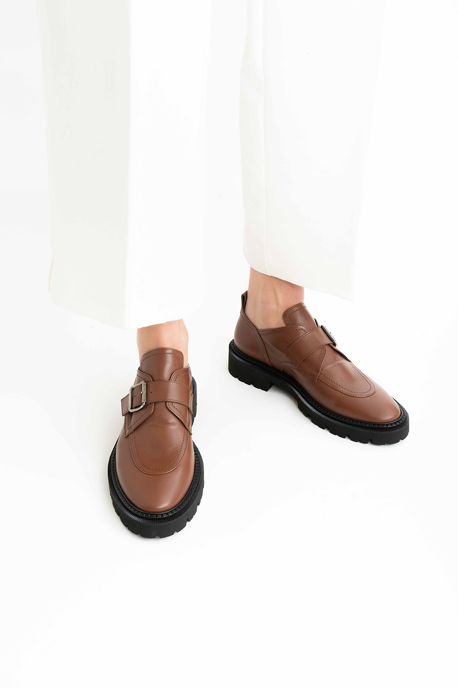 Tenora loafers, brun læder
