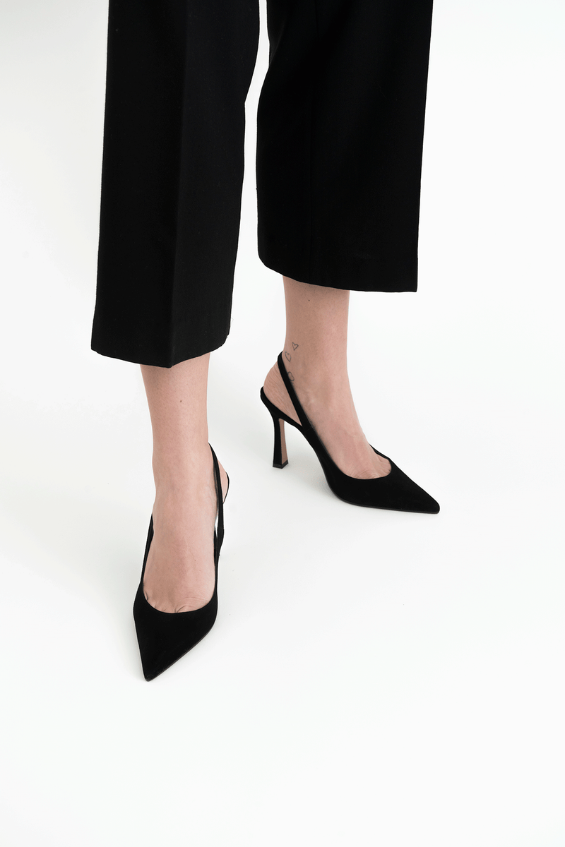 EMILIA, Black Suede