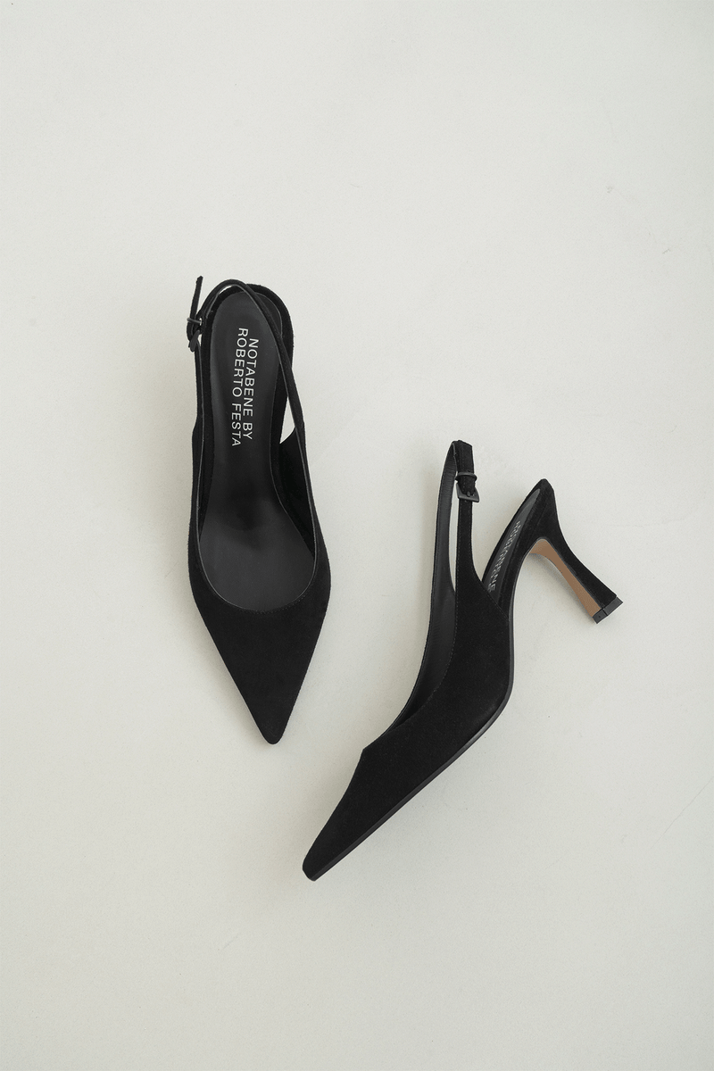 EMILIE, Black Suede