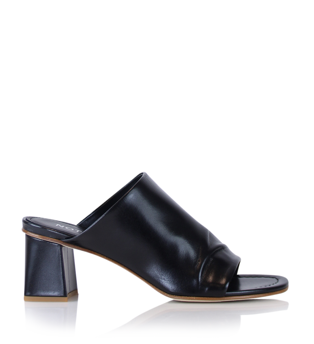 Aida sandals, black leather