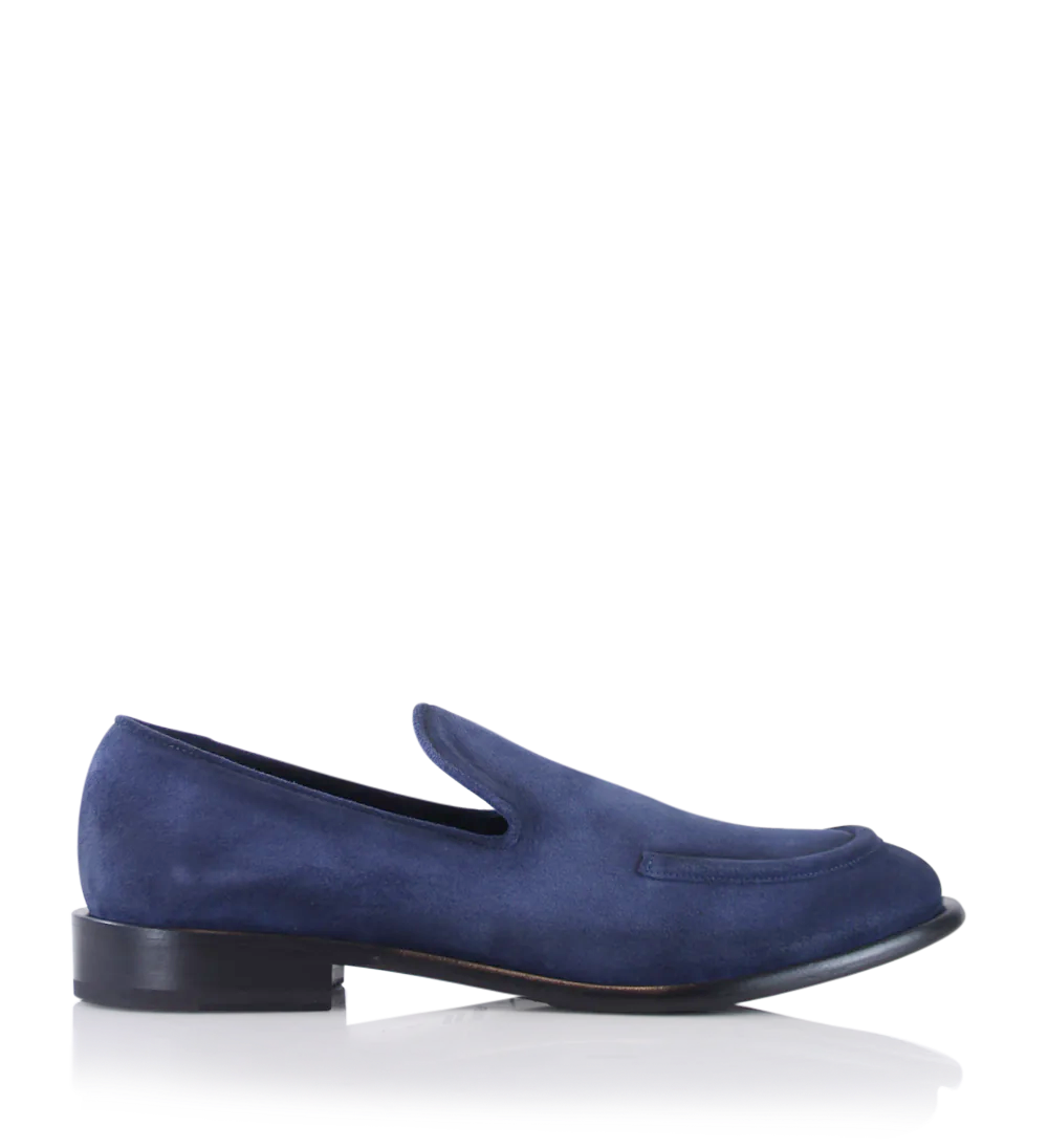 Antonio loafers, blue suede