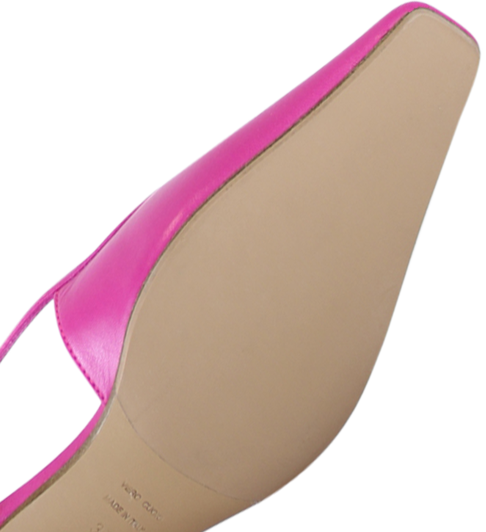 Elena 35 slingback stilettos, pink leather