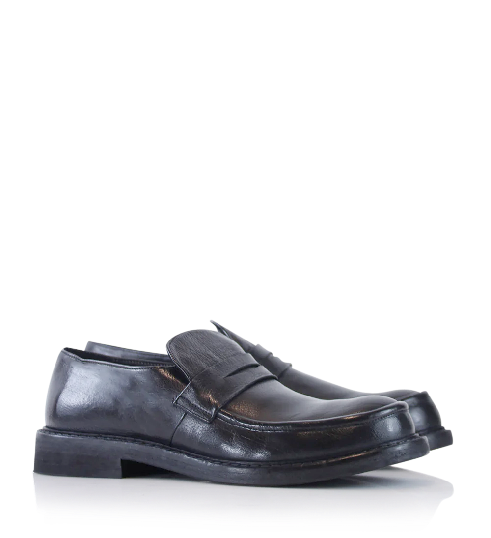 Filippo loafers, black leather