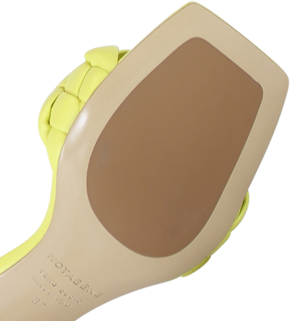 Mirabella 60 sandaler, gul læder