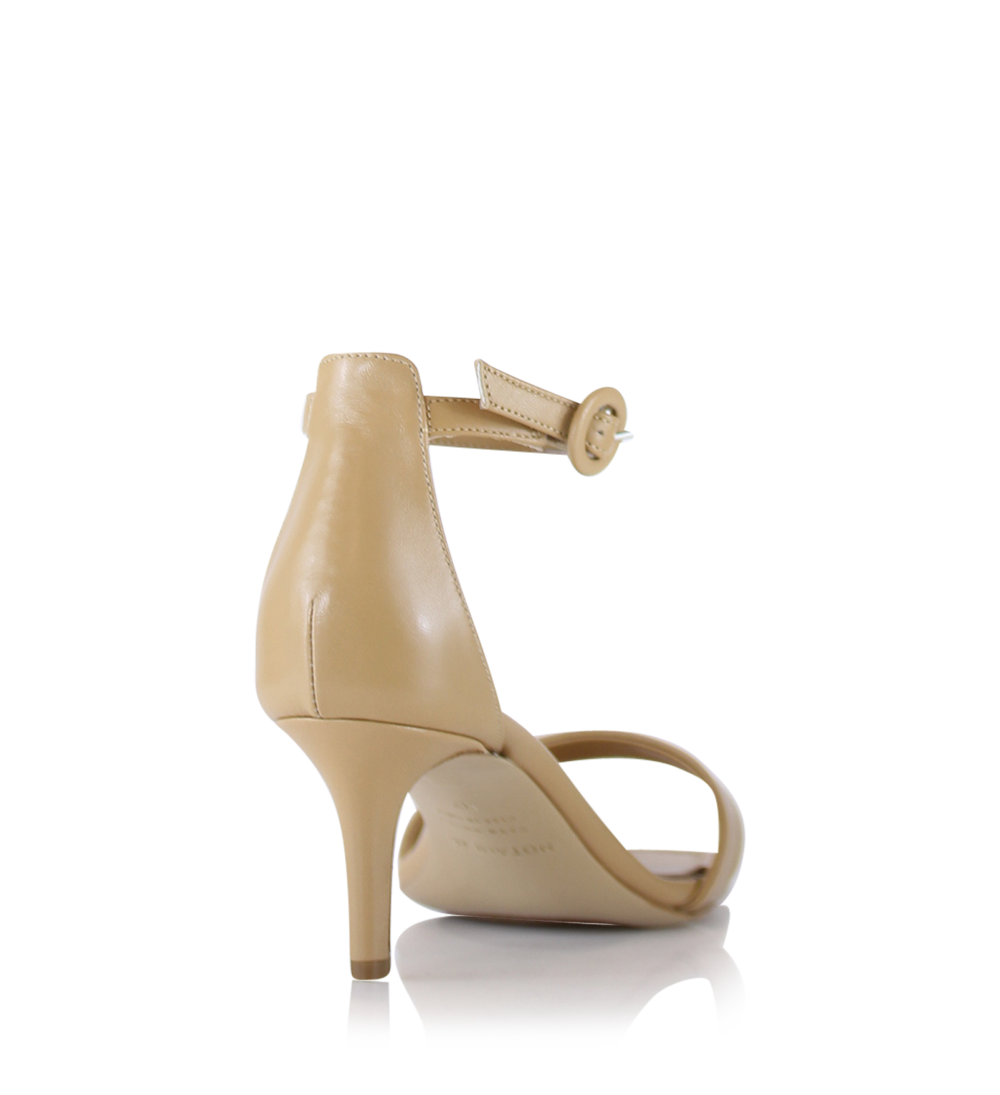 Rina 60 sandaler, nude læder