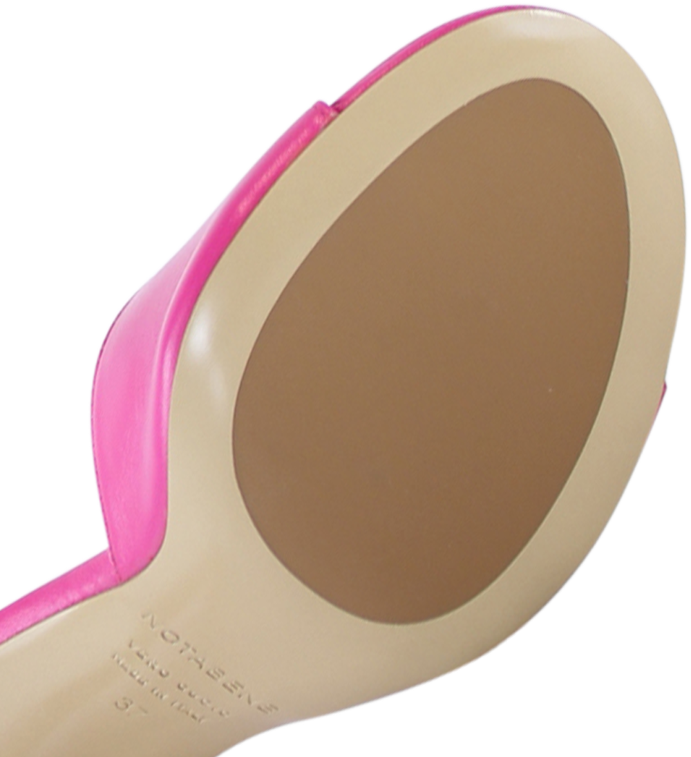 Viola 80 sandaler, pink læder
